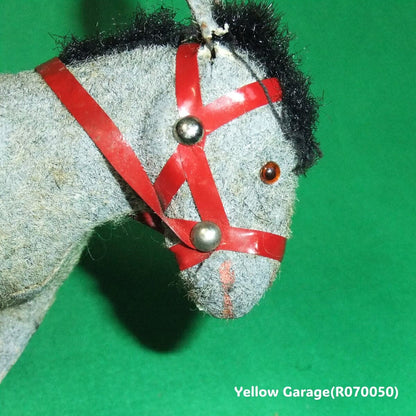 フランス製ヴィンテージ ゼンマイ式ロバのおもちゃ