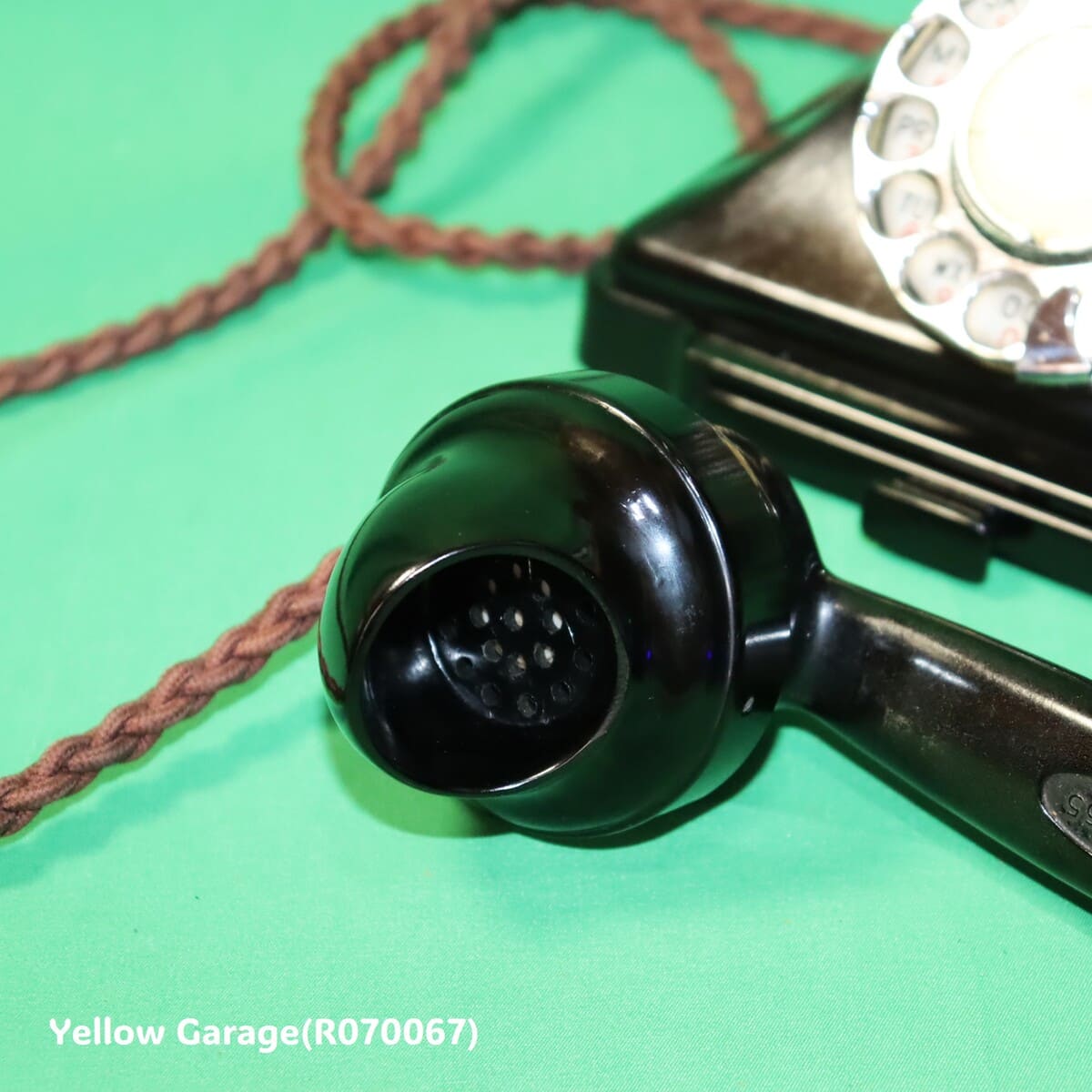 ヴィンテージ イギリス製　ダイヤル式黒電話 GPO製 ベークライト ダイヤル式黒電話 1955年 | 英国製 ヴィンテージ