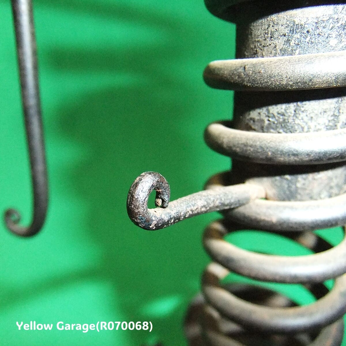 アンティーク 鉄製スプリングキャンドルスタンド