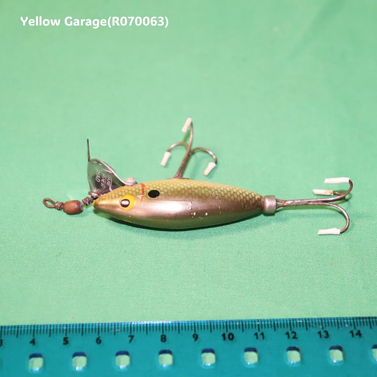 アンティークルアー TRUE TEMPER SHAD ビンテージフィッシングルアー背中