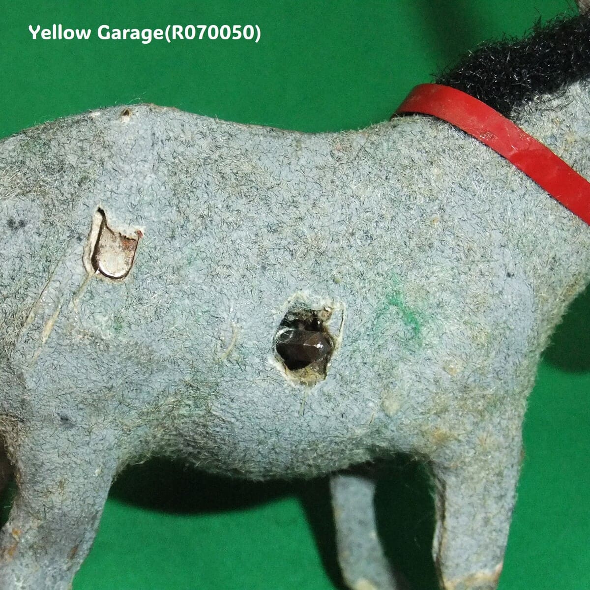 フランス製ヴィンテージ ゼンマイ式ロバのおもちゃ