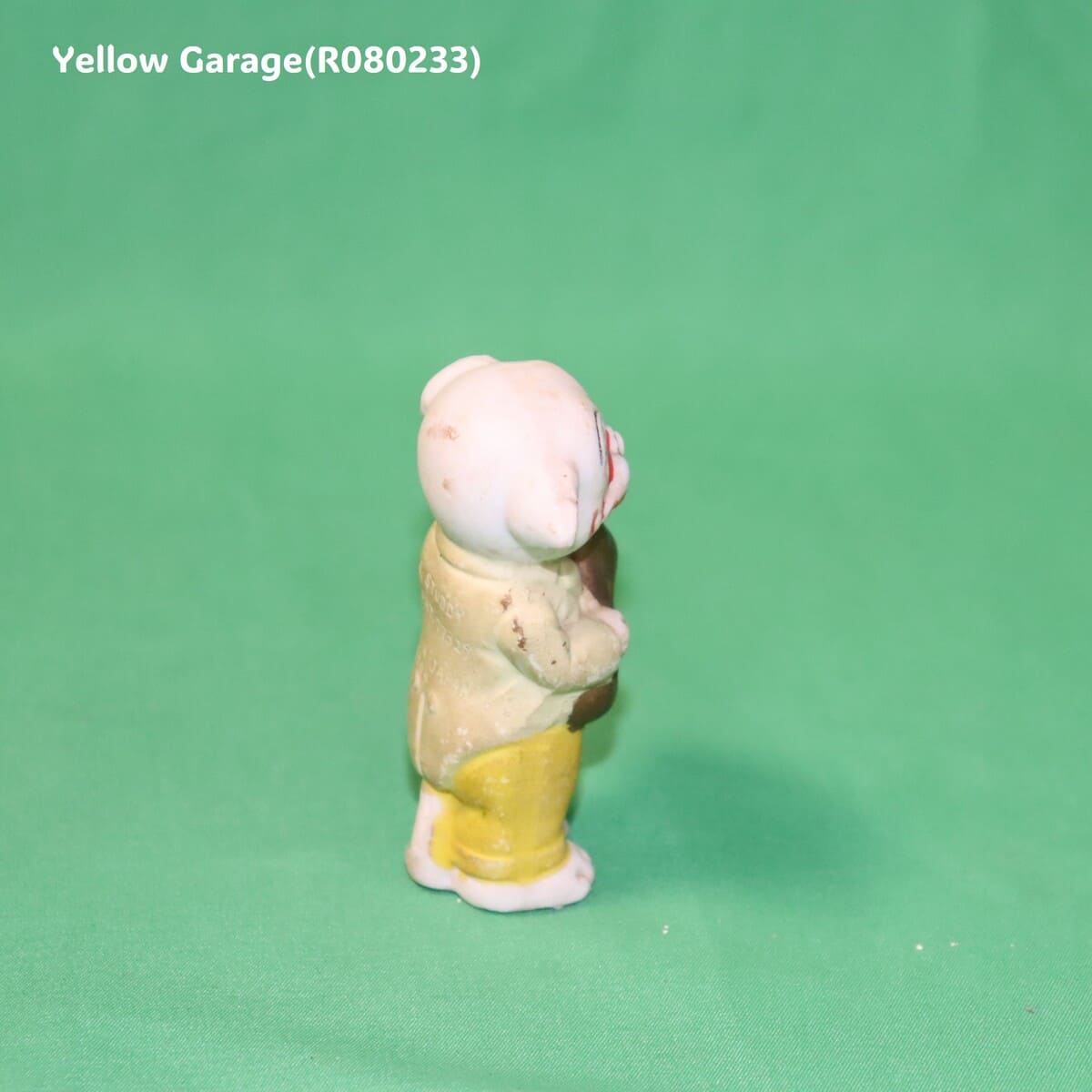 1920〜30年代に世界的な人気を博したキャラクターBonzo のヴィンテージフィギュア音楽隊3体セットです_ホルン斜め後ろ