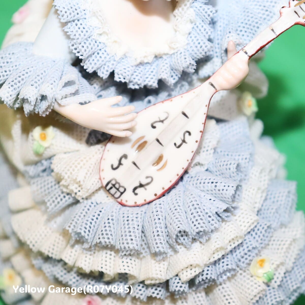 【ヴィンテージ・ドレスデンレース人形】Irish Dresden「Gina」Germany製／陶器フィギュリン