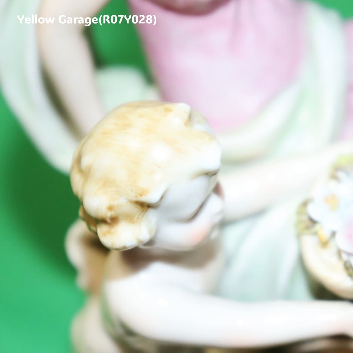 ロココスタイル 女神と天使の陶器フィギュリン｜ビスクポーセリン置物 28cm