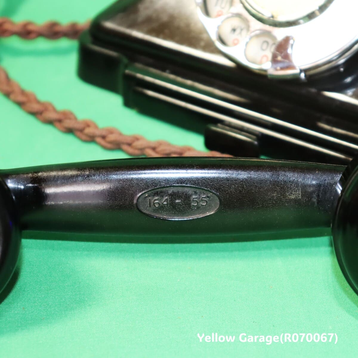 【英国製】GPO製 ベークライト ダイヤル式黒電話 1955年モデル