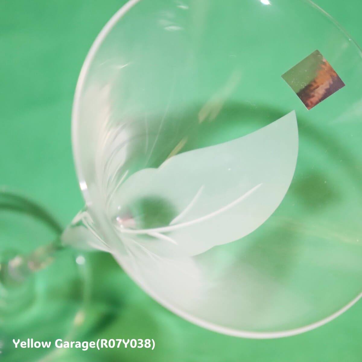 CRYSTAL HOYA フロストリーフ シャンパングラス ペア