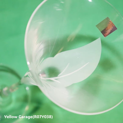 CRYSTAL HOYA フロストリーフ シャンパングラス ペア