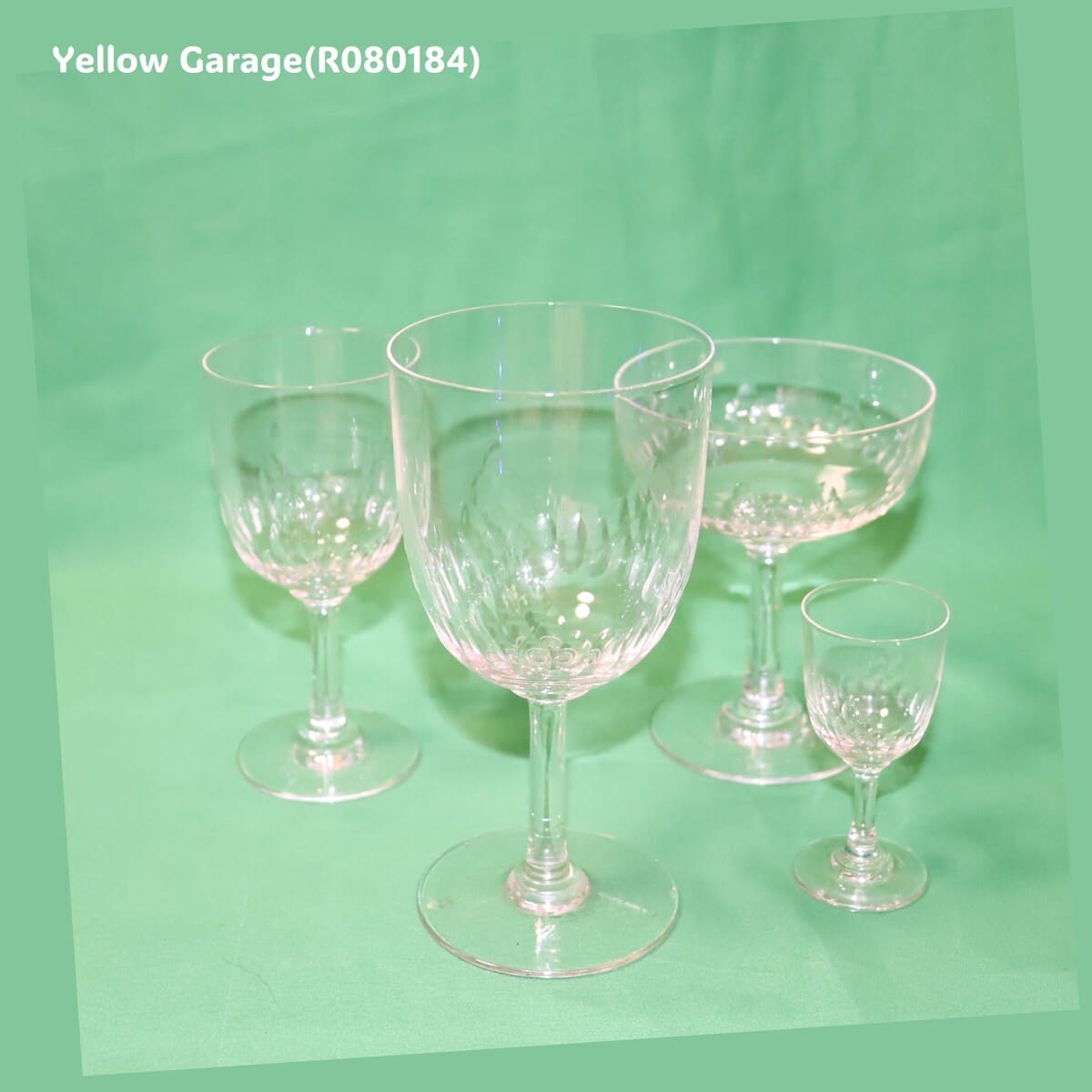 1936年以前に製造されたと考えられるオールド・バカラのウォーターグラス＿セット