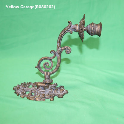 19世紀末から20世紀初頭にかけてヨーロッパ（おそらくフランスまたはイギリス）で製造されたと考えられるキャンドルスタンド＿全体