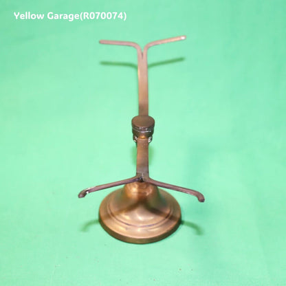 【真鍮製】アンティーク シューズディスプレイスタンド（高さ調整機構付き）正面