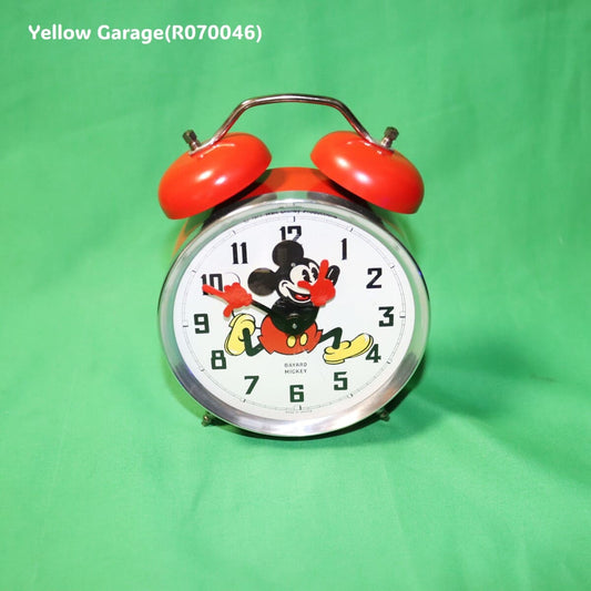 1977年製 フランス・Bayard社製 ミッキー・アラームクロック（手巻き式）＿正面