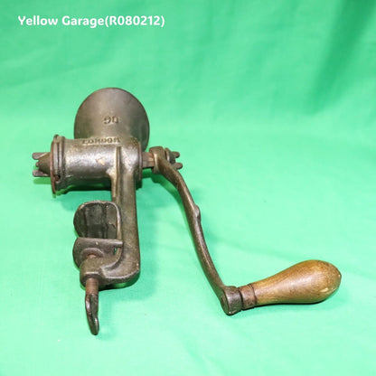 20世紀初頭の英国で使用されていたと考えられるSPONG（スポング）社製 アンティーク・ミートグラインダー＿全体上