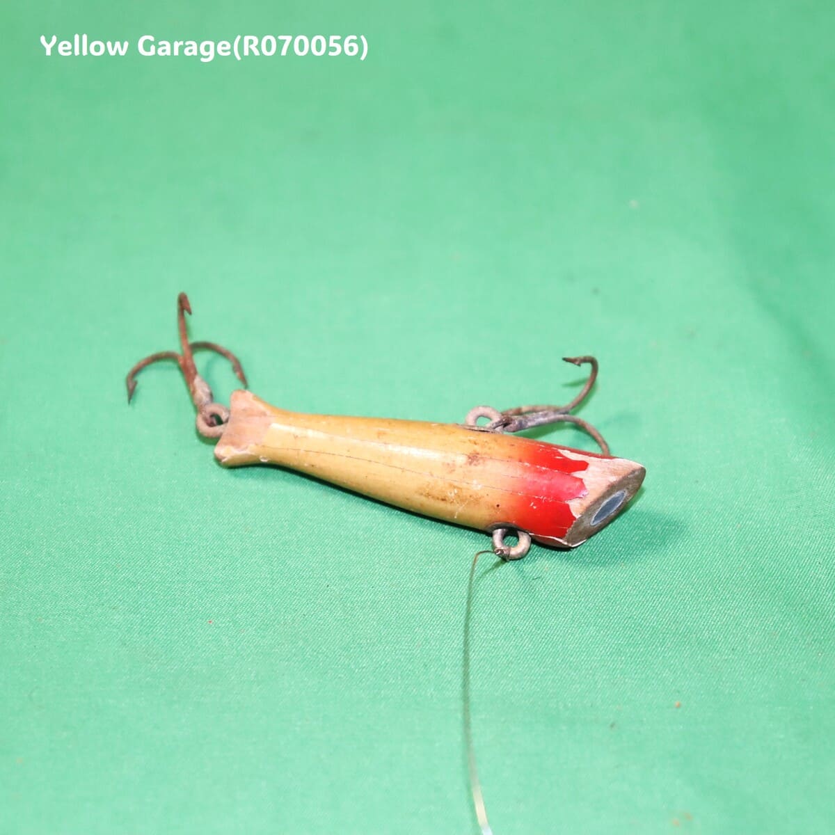 ヴィンテージ フロリダ ウッドポッパー（赤頭×黄ボディ）全体