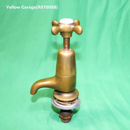 ヴィンテージ 真鍮製「COLD」蛇口　正面