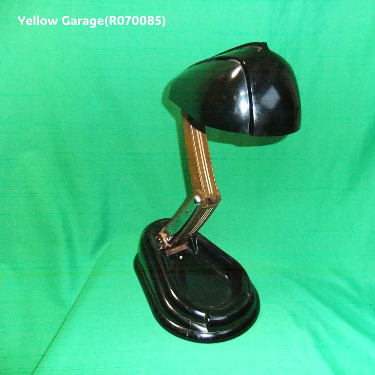 【JUMO製】アール・デコ調 クレーンアーム式ヴィンテージデスクランプ＿斜め