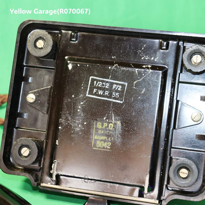 【英国製】GPO製 ベークライト ダイヤル式黒電話 1955年モデル