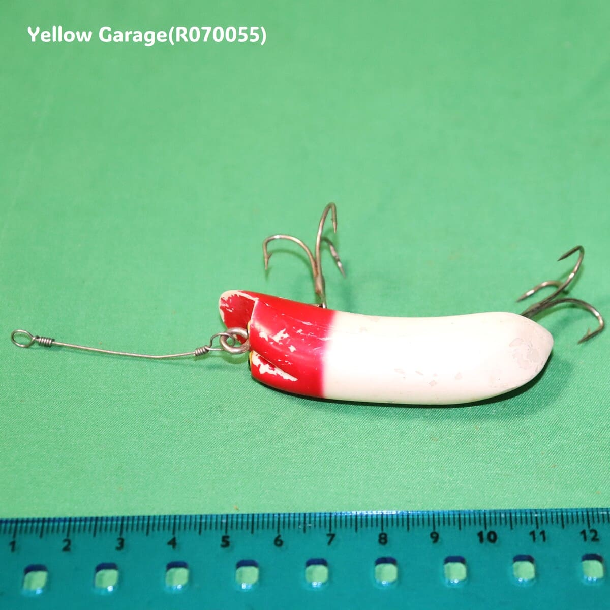 Pachner & Koehler（P&K）Bright Eyes ウッドルアー／赤白ツートン【ヴィンテージ】背中