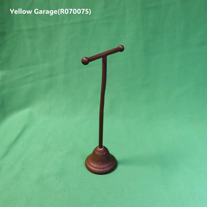 アンティーク真鍮製アクセサリスタンド（縞模様装飾）