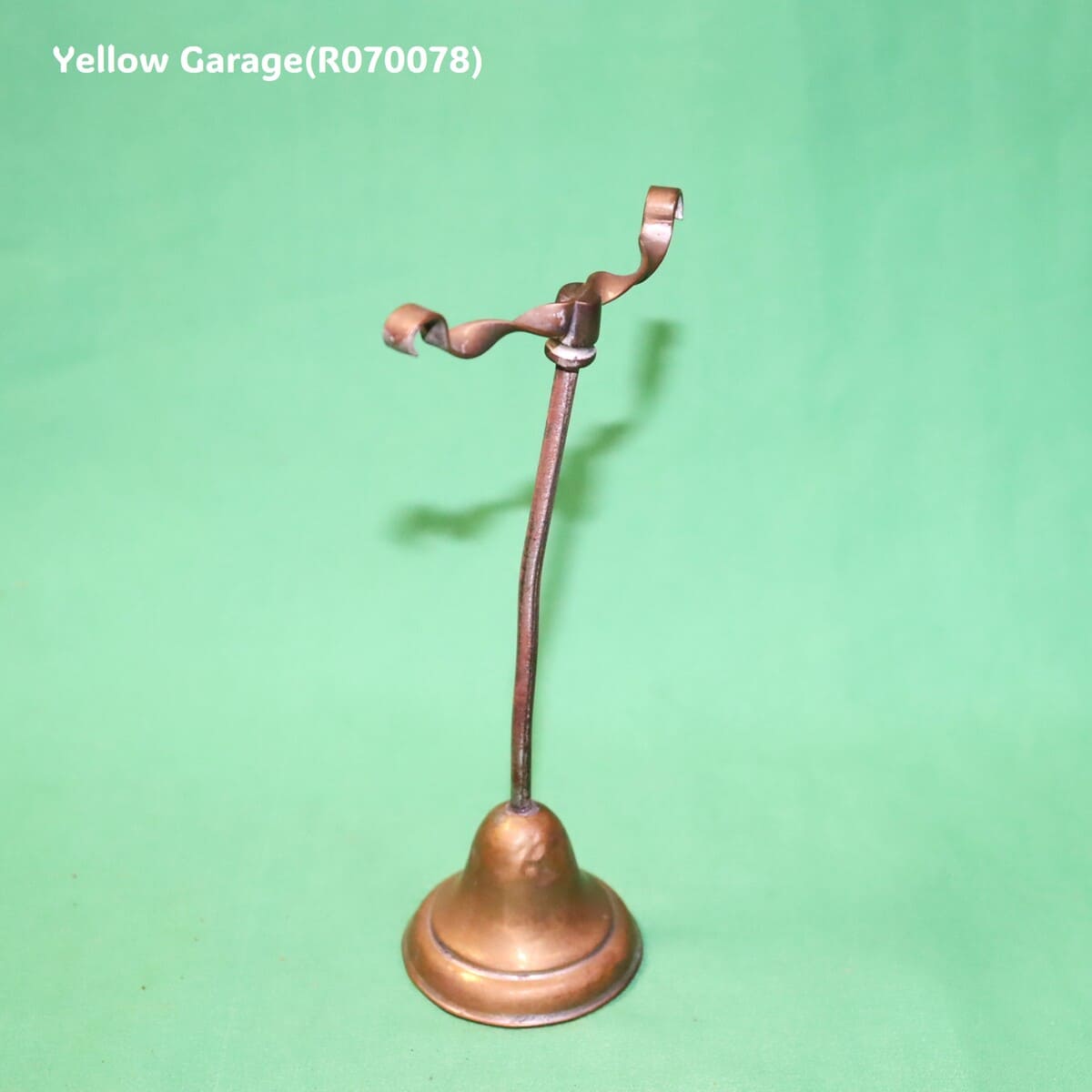 アンティーク 真鍮製ツイストバー アクセサリースタンド　横