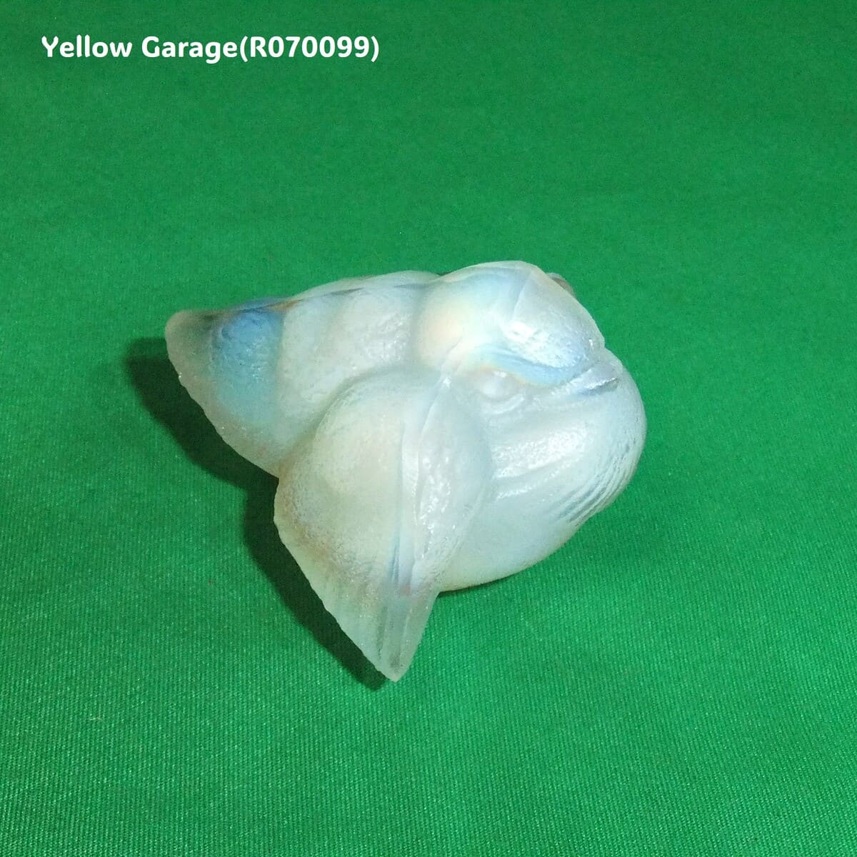 サビノ アールデコ ガラスバードオブジェ（SABINO FRANCE）　左