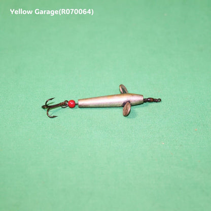 アンティーク メタル製 フィッシュルアー 小型 スクリューウィング付