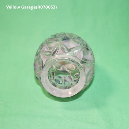 R.Lalique ブルー・パティネ サティネ／クリスタル 小型一輪挿し「シャモア/Chamois」（高さ約13cm）