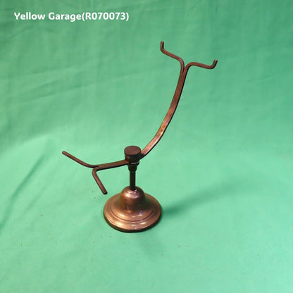 【真鍮製】アンティーク シューズディスプレイスタンド（ハイアングルタイプ）＿斜め