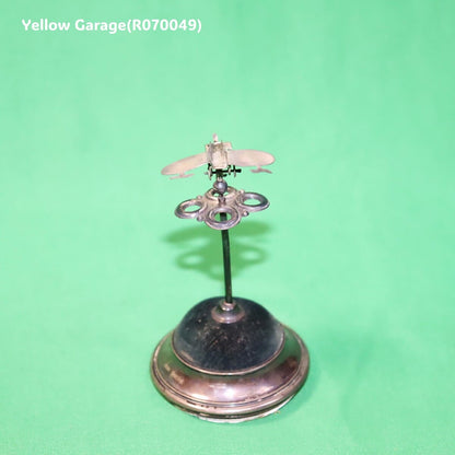 アンティーク純銀製 ソーイング針山／飛行機モチーフ（バーミンガム 1900年代初頭）