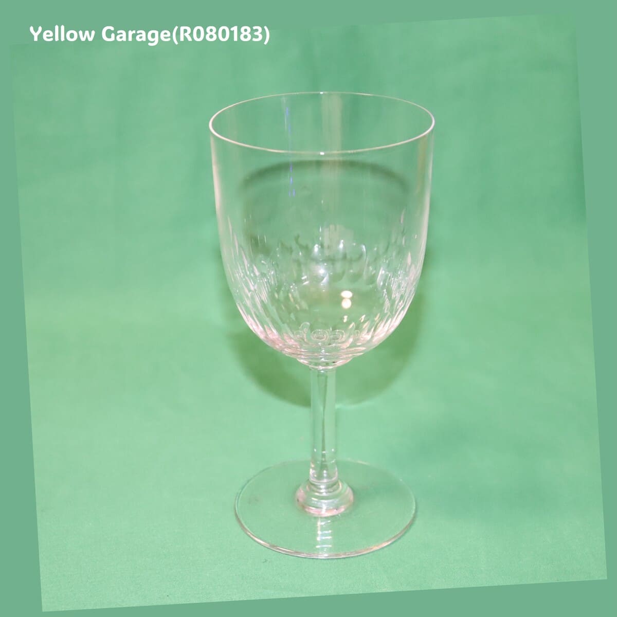 1936年以前に製造されたと考えられるオールド・バカラのワイングラス_本体正面