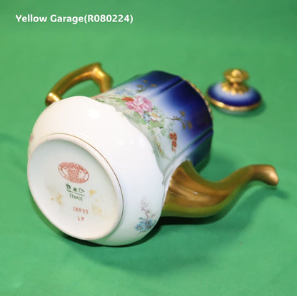 19世紀末〜20世紀初頭に製造されたフランス・リモージュのアンティークティーセット_ポット底