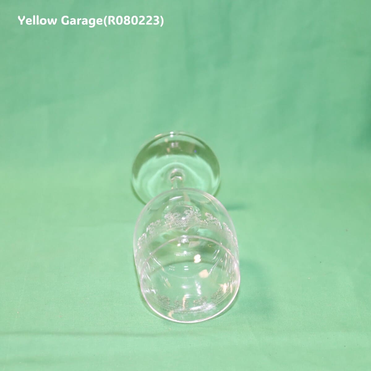 フランスを代表するクリスタルブランドオールドバカラによる「ポンパドール」シリーズのアンティーク・ウォーターグラ＿下