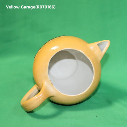 フランスの陶芸工房 Atelier de Céramique RICARD によって制作された陶器製のヴィンテージポット_口