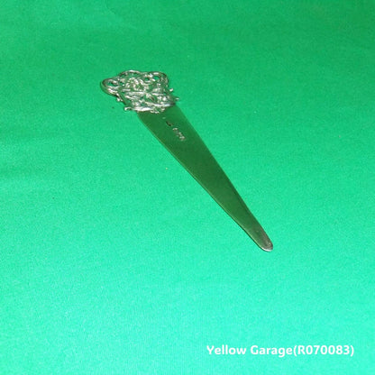 【英国製1967年製】スターリングシルバー ペーパーナイフ（ホールマーク＆イニシャル刻印入り）