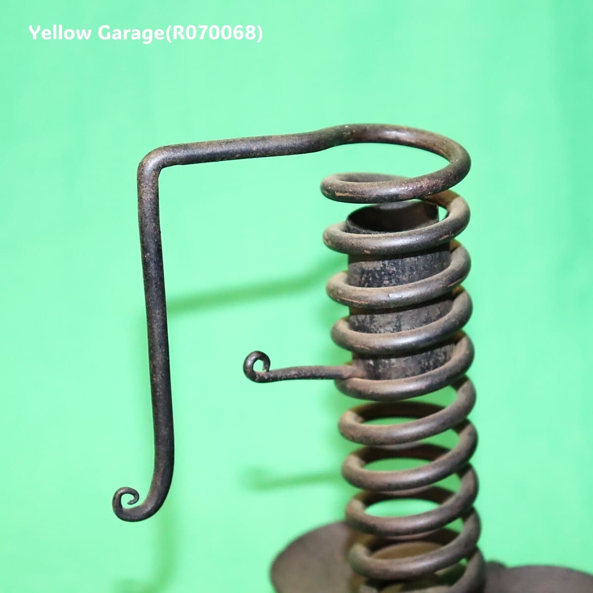 アンティーク 鉄製スプリングキャンドルスタンド