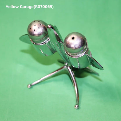 アンティーク 飛行機型 ソルト＆ペッパースタンド （Crusader製 / Made in England）