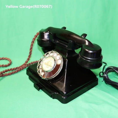 【英国製】GPO製 ベークライト ダイヤル式黒電話 1955年モデル