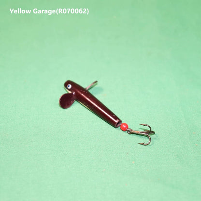 ヴィンテージ メタルフィッシュルアー（スクリューフィン付き）