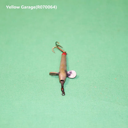 アンティーク メタル製 フィッシュルアー 小型 スクリューウィング付