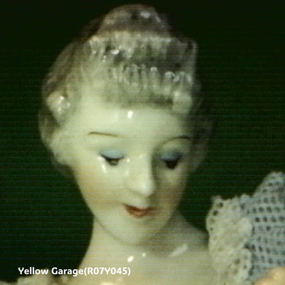 【ヴィンテージ・ドレスデンレース人形】Irish Dresden「Gina」Germany製／陶器フィギュリン