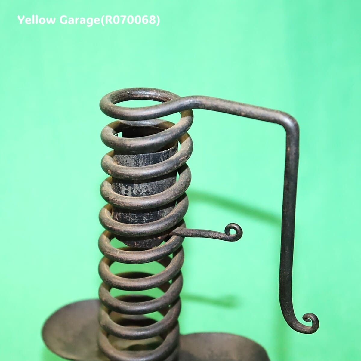 アンティーク 鉄製スプリングキャンドルスタンド