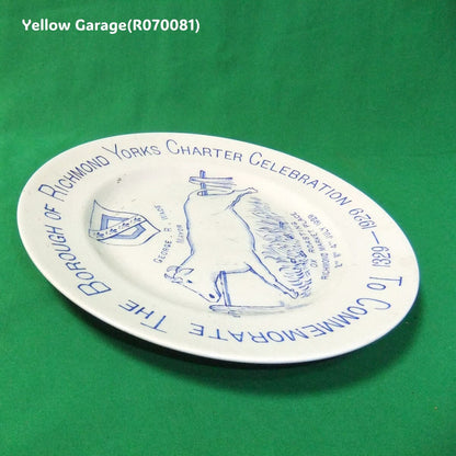 リッチモンド・ヨークシャー憲章600周年記念プレート（1929年製）
