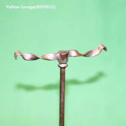 【真鍮製】アンティーク アクセサリースタンド（ツイストバータイプ）