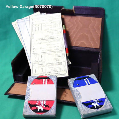 ヴィンテージ ブリッジゲーム フルセット（英国製・スコアカード＆鉛筆付）