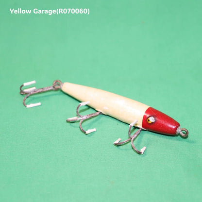 Pflueger（フルーガー） ヴィンテージ木製ルアー Red Head White Body 4950