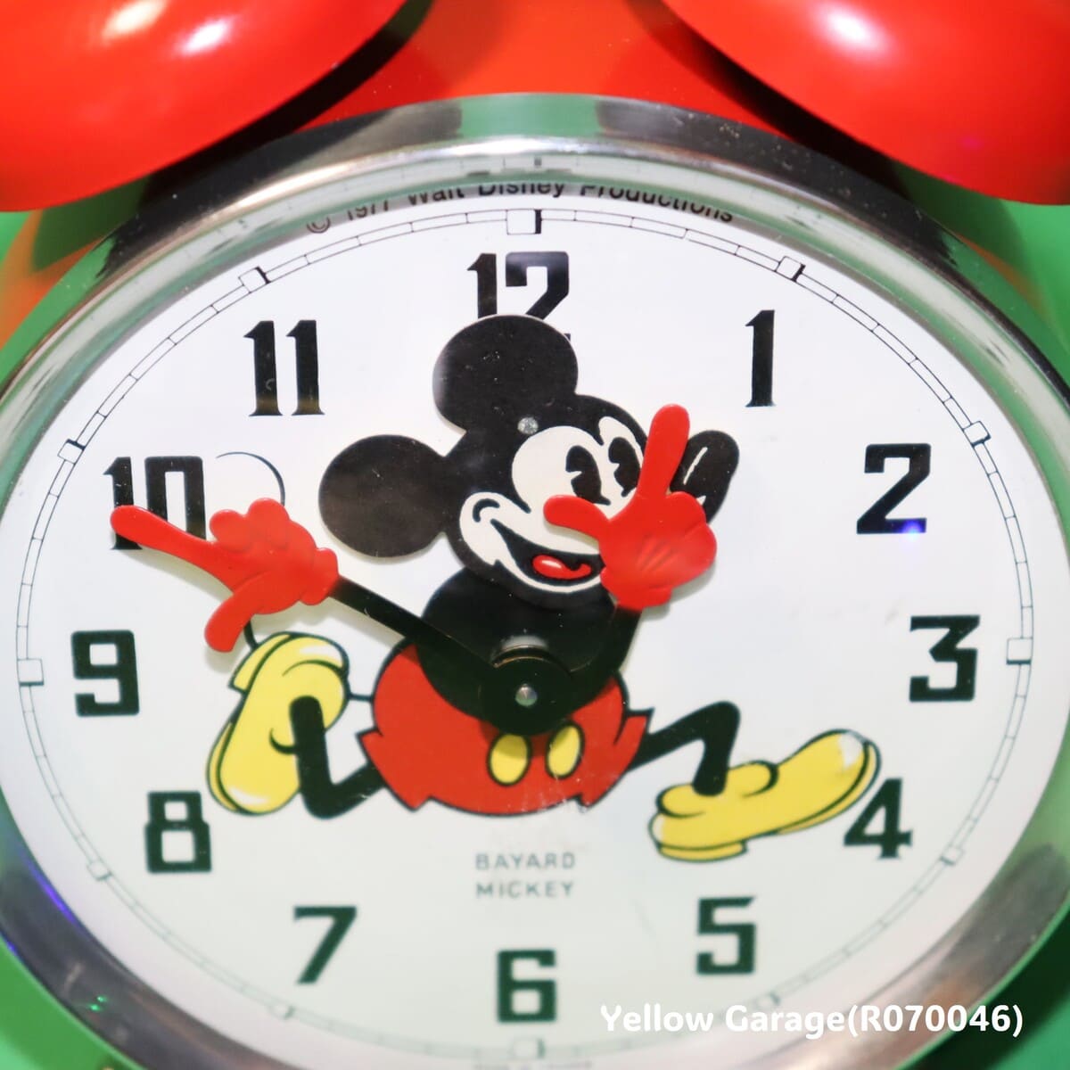 1977年製 フランス・Bayard社製 ミッキー・アラームクロック（手巻き式）
