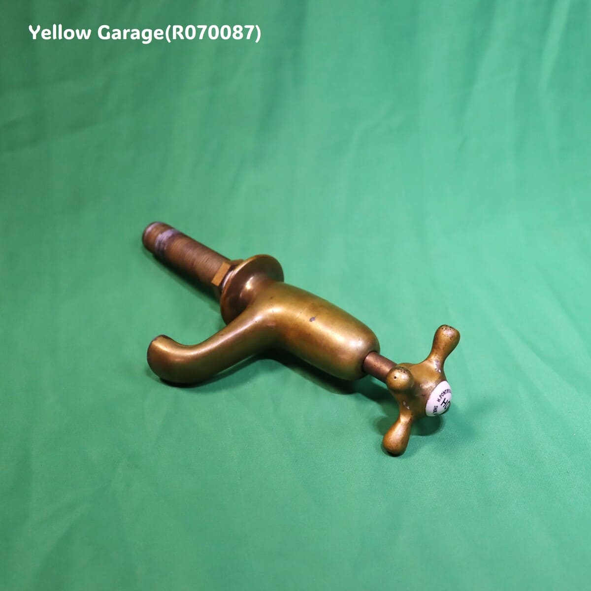 H.PONTIFEX & SONS LTD 真鍮製 アンティーク蛇口（HOT表記／セラミックトップ）