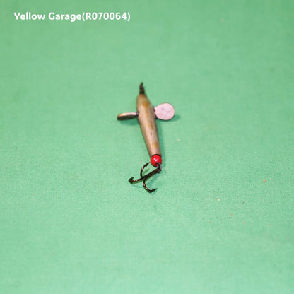 アンティーク メタル製 フィッシュルアー 小型 スクリューウィング付