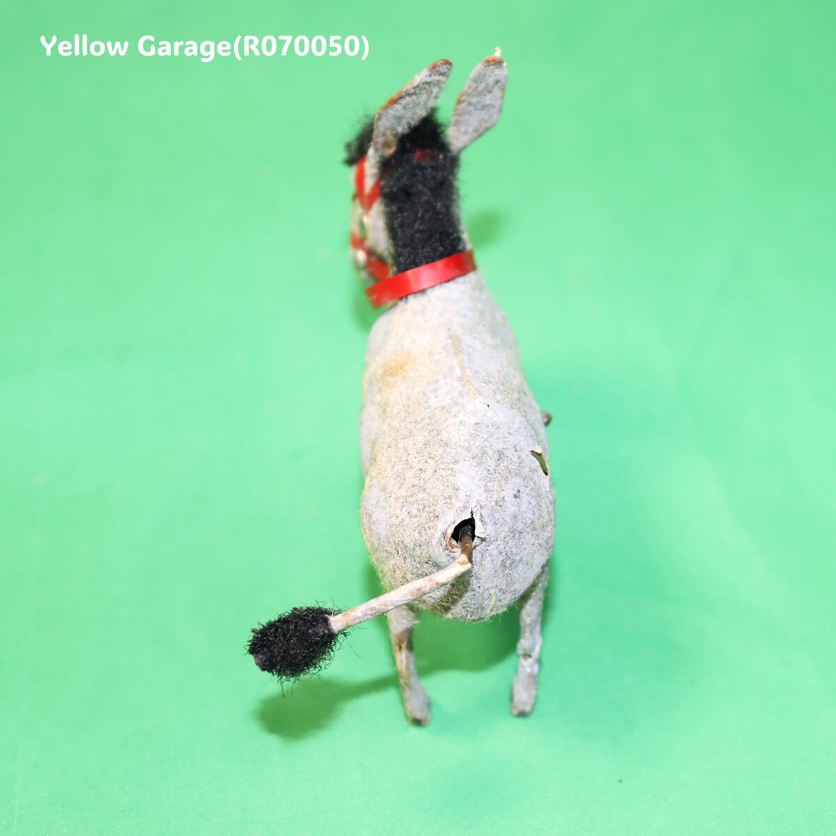 フランス製ヴィンテージ ゼンマイ式ロバのおもちゃ