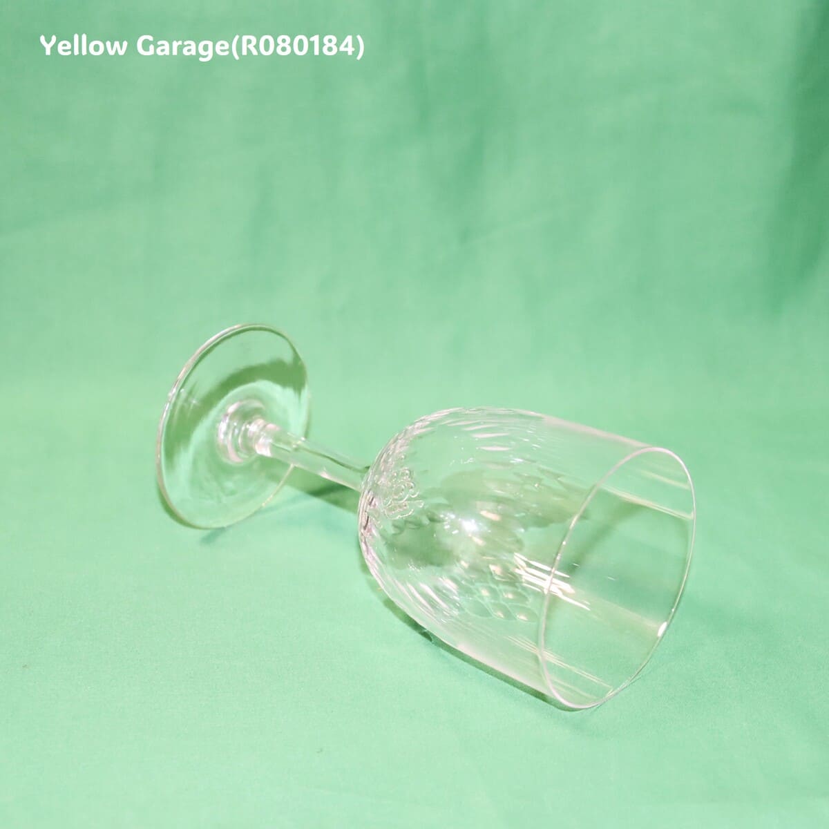 1936年以前に製造されたと考えられるオールド・バカラのウォーターグラス＿口右下