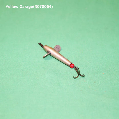 アンティーク メタル製 フィッシュルアー 小型 スクリューウィング付